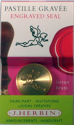 J Herbin Angel Brass Seal