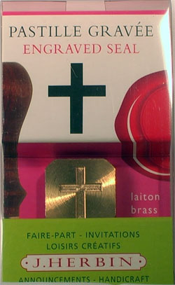 J Herbin Cross Brass Seal