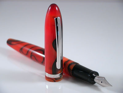 Meno Tiger Pearl Fountain Pen
